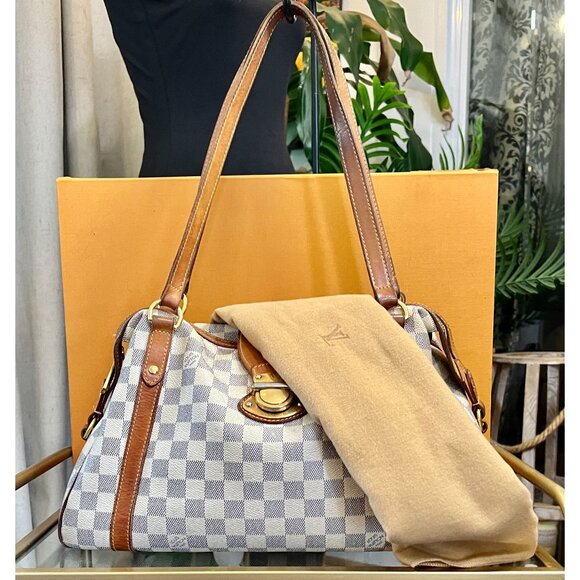 LOUIS VUITTON DAMIER AZUR STRESA PM TOTE WITH DUST BAG WITH COA - Picture 16 of 16